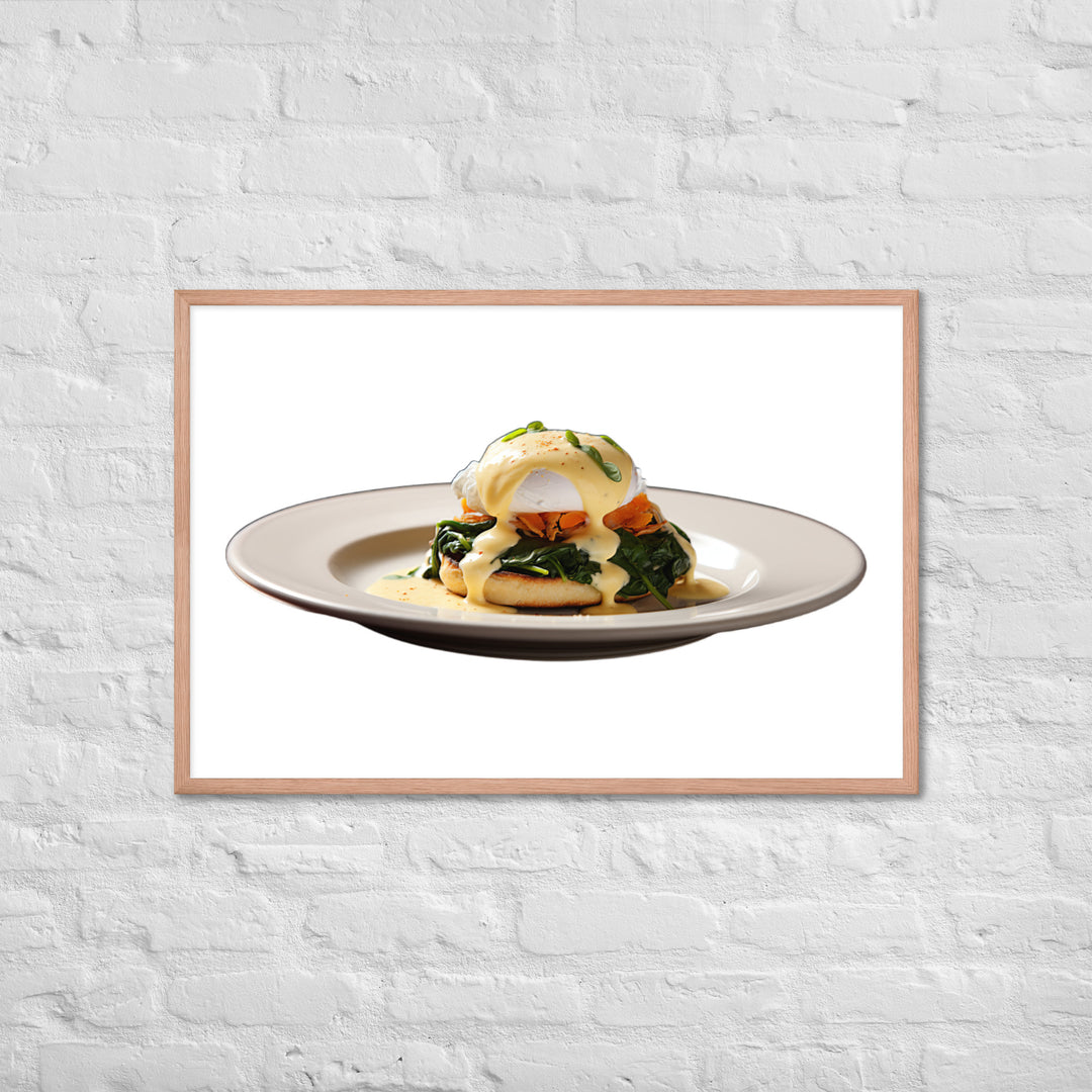 Florentine Eggs Benedict Framed poster 🤤 from Yumify.AI