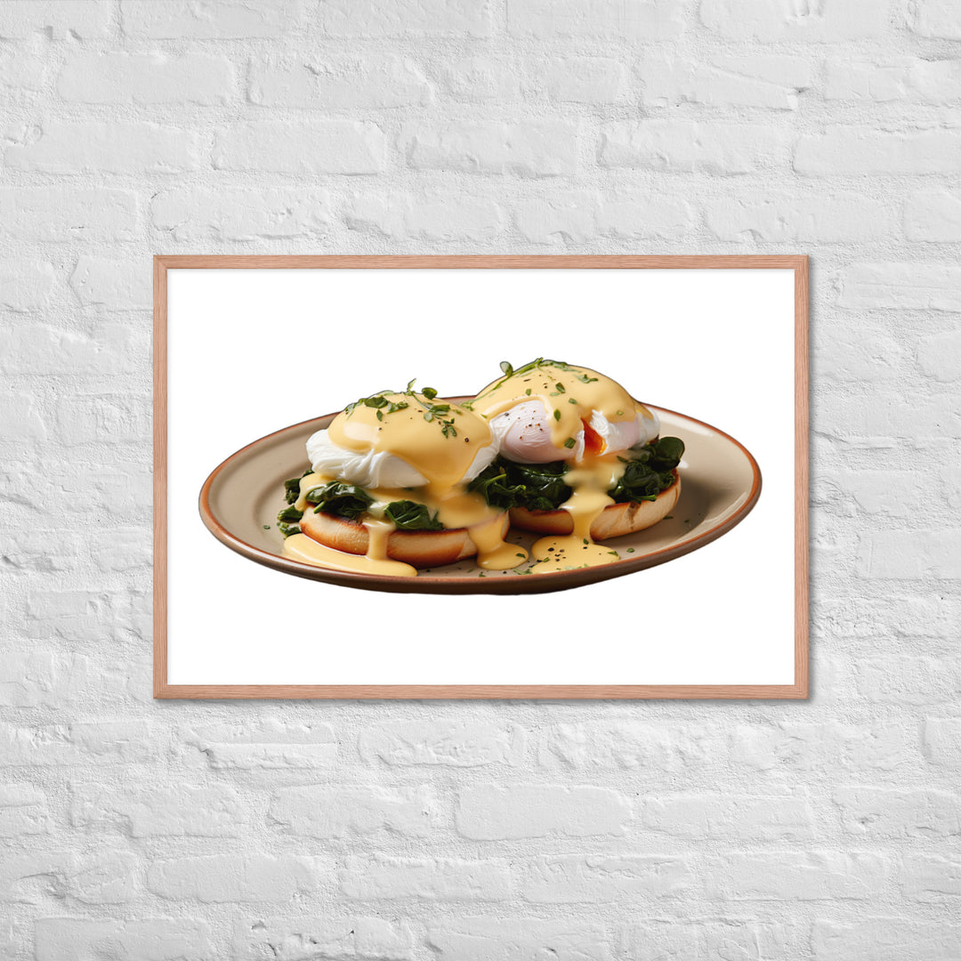 Florentine Eggs Benedict Framed poster 🤤 from Yumify.AI