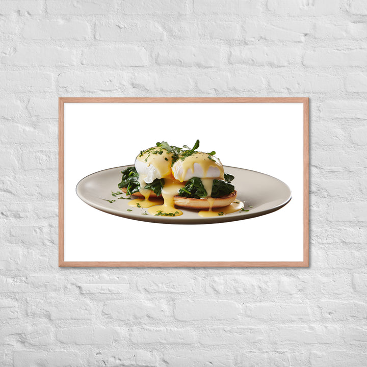 Florentine Eggs Benedict Framed poster 🤤 from Yumify.AI