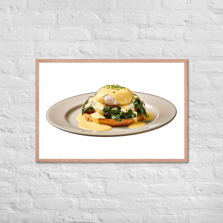 Florentine Eggs Benedict Framed poster 🤤 from Yumify.AI