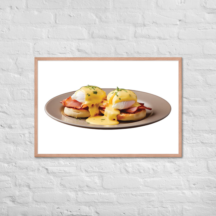 Classic Eggs Benedict Framed poster 🤤 from Yumify.AI