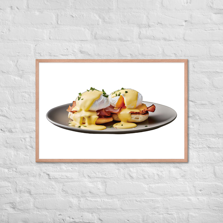 Classic Eggs Benedict Framed poster 🤤 from Yumify.AI