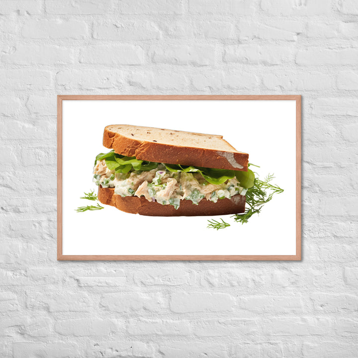 Tuna Salad Sandwich Framed poster 🤤 from Yumify.AI