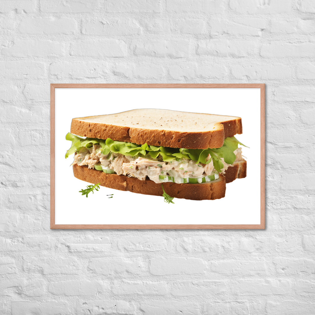 Tuna Salad Sandwich Framed poster 🤤 from Yumify.AI