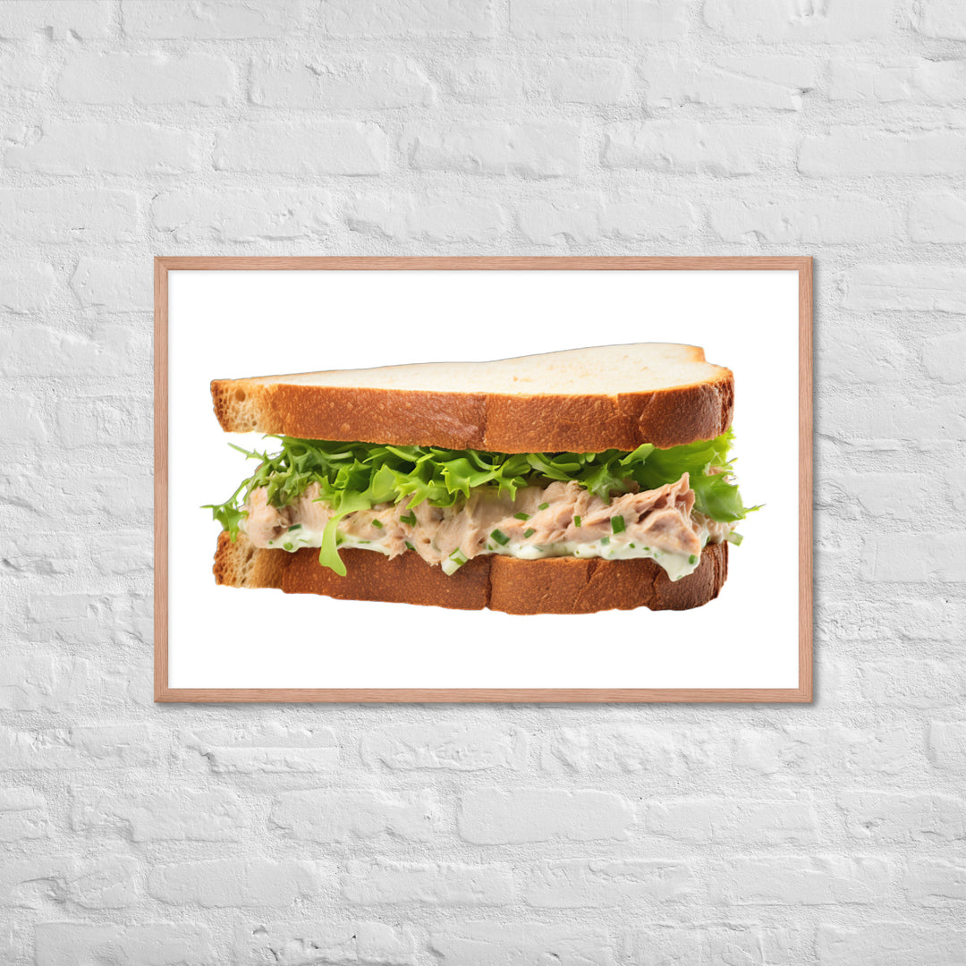 Tuna Salad Sandwich Framed poster 🤤 from Yumify.AI