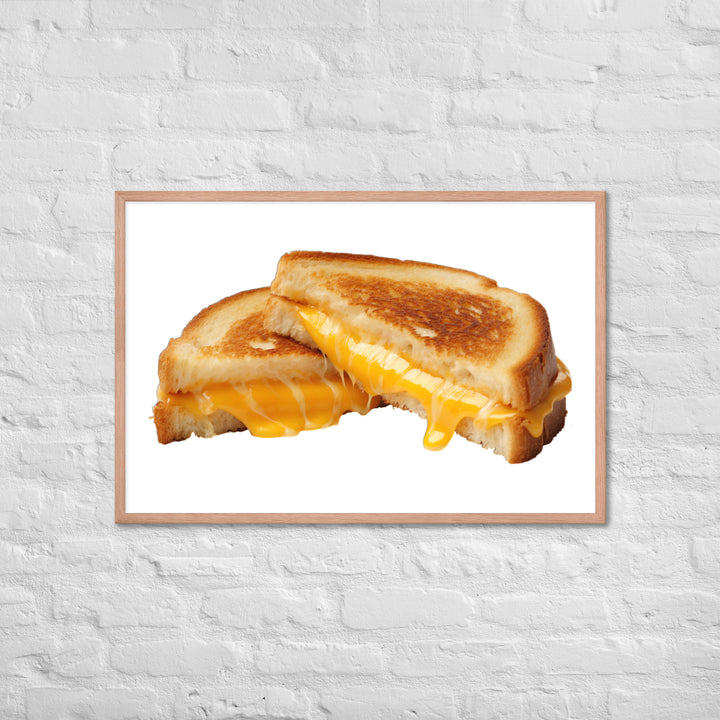 Grilled Cheese Sandwich Framed poster 🤤 from Yumify.AI