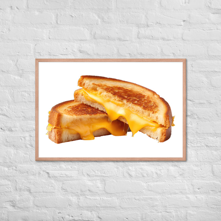 Grilled Cheese Sandwich Framed poster 🤤 from Yumify.AI