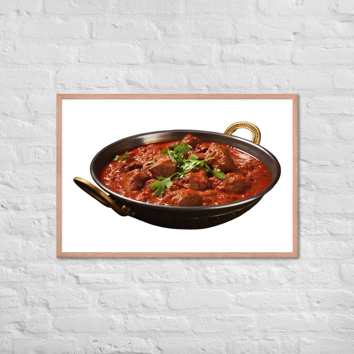 Mutton Rogan Josh Framed poster 🤤 from Yumify.AI