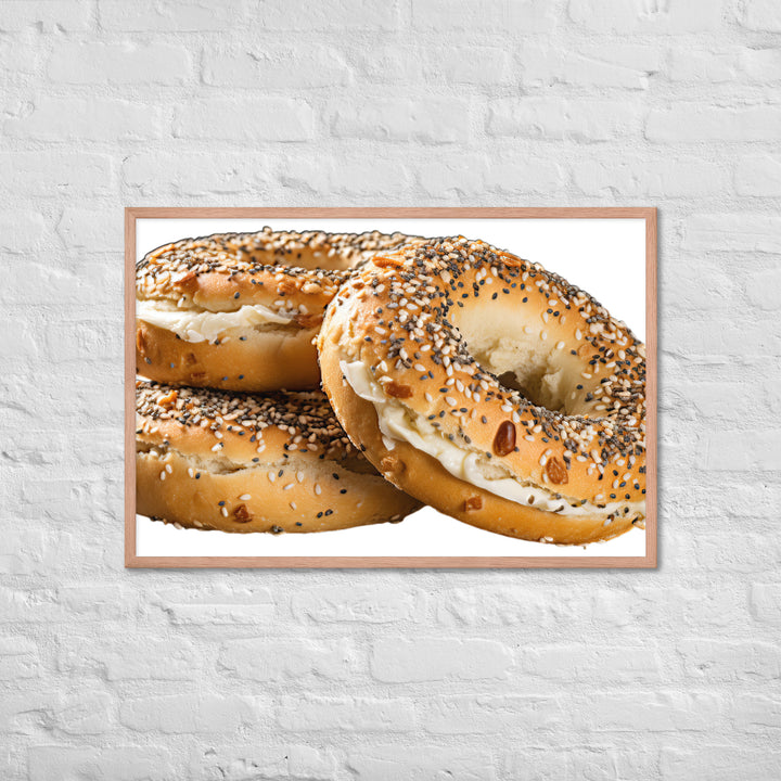 Everything Bagel Framed poster 🤤 from Yumify.AI