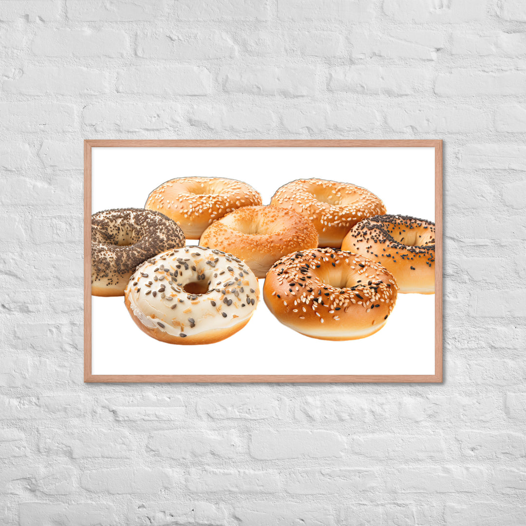 Everything Bagel Framed poster 🤤 from Yumify.AI