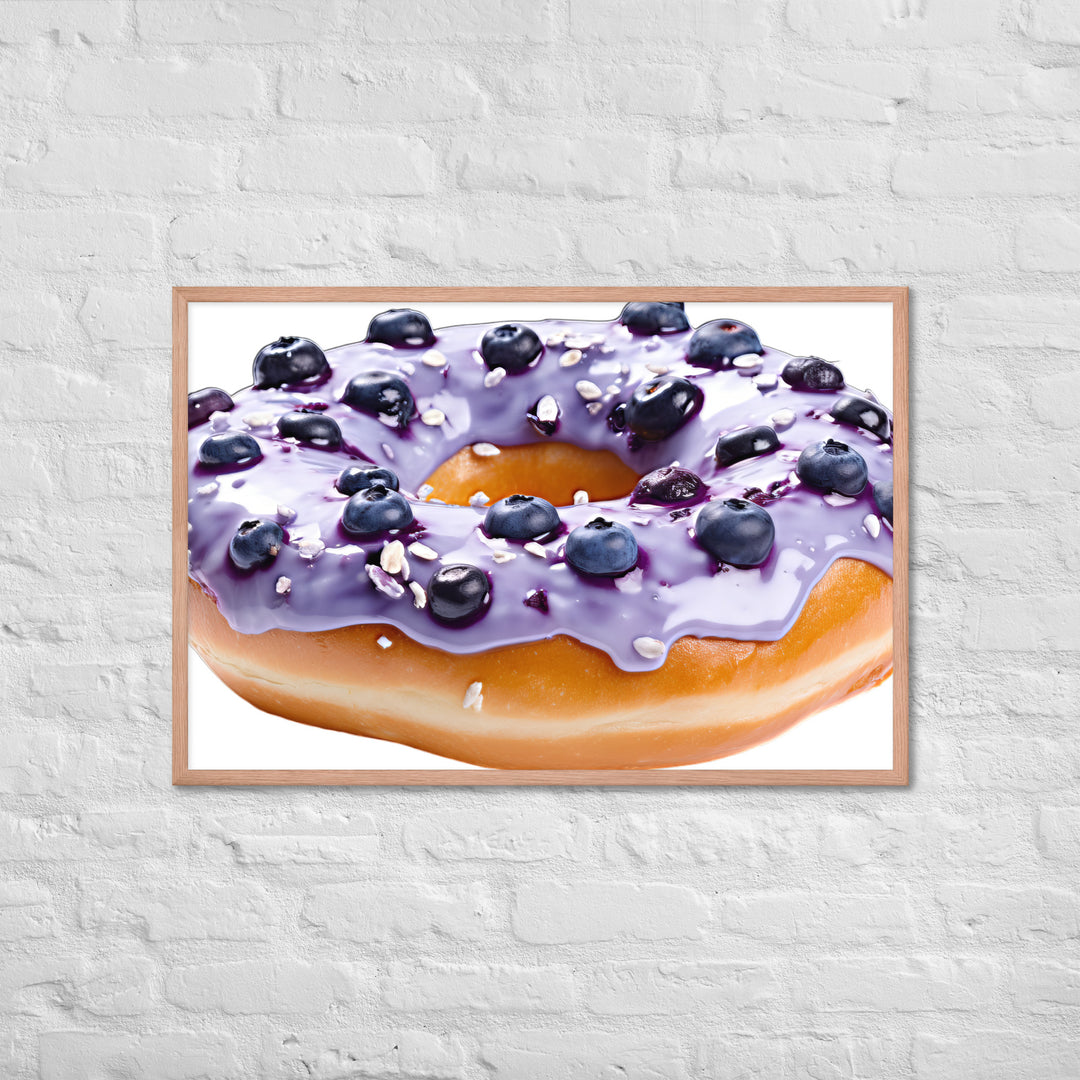 Blueberry Bagel Framed poster 🤤 from Yumify.AI