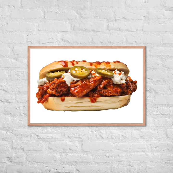 Nashville Hot Chicken Framed poster 🤤 from Yumify.AI