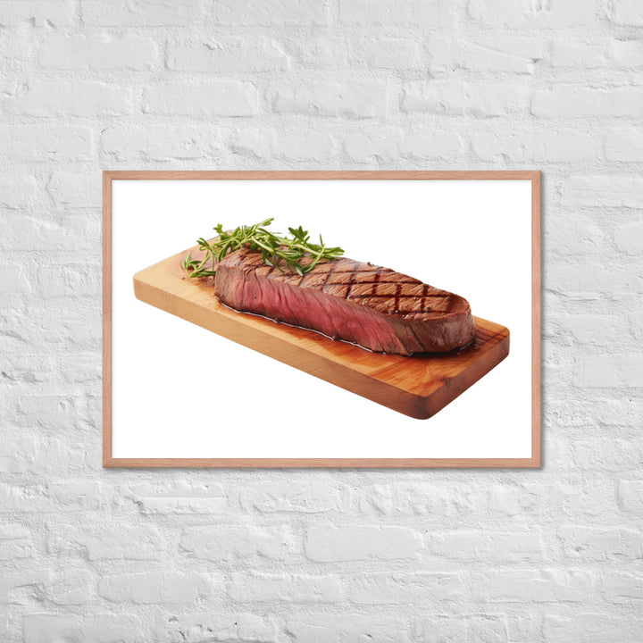 Sirloin Steak Framed poster 🤤 from Yumify.AI