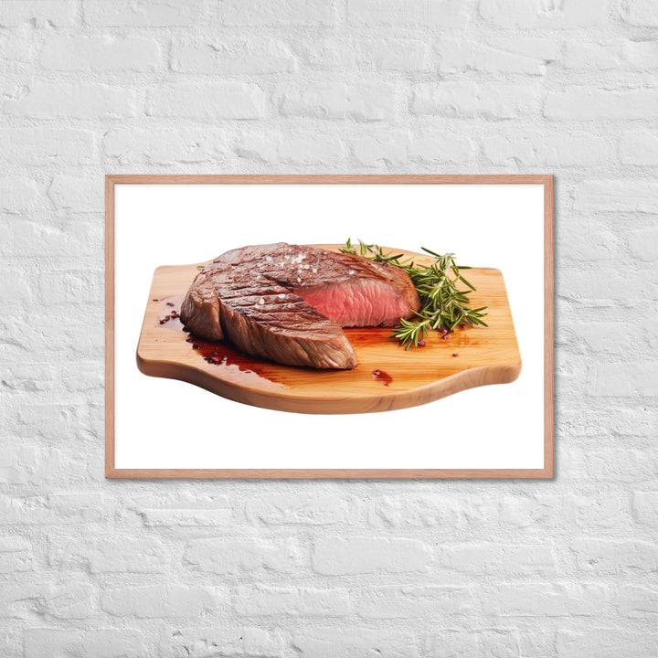 Sirloin Steak Framed poster 🤤 from Yumify.AI