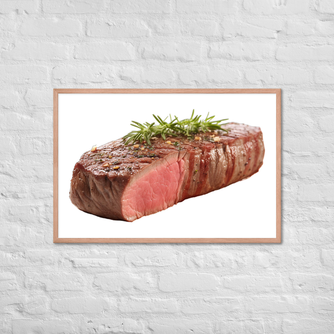 Fillet Mignon Elegance Framed poster 🤤 from Yumify.AI