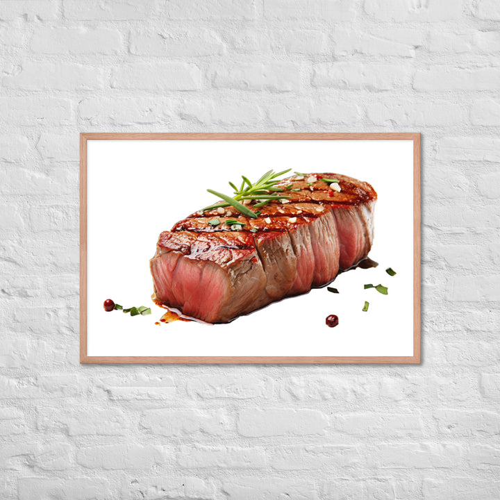 Fillet Mignon Elegance Framed poster 🤤 from Yumify.AI