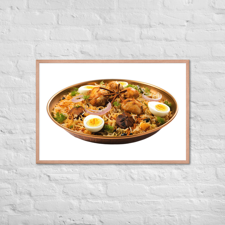 Hyderabadi Biryani Masterpiece Framed poster 🤤 from Yumify.AI