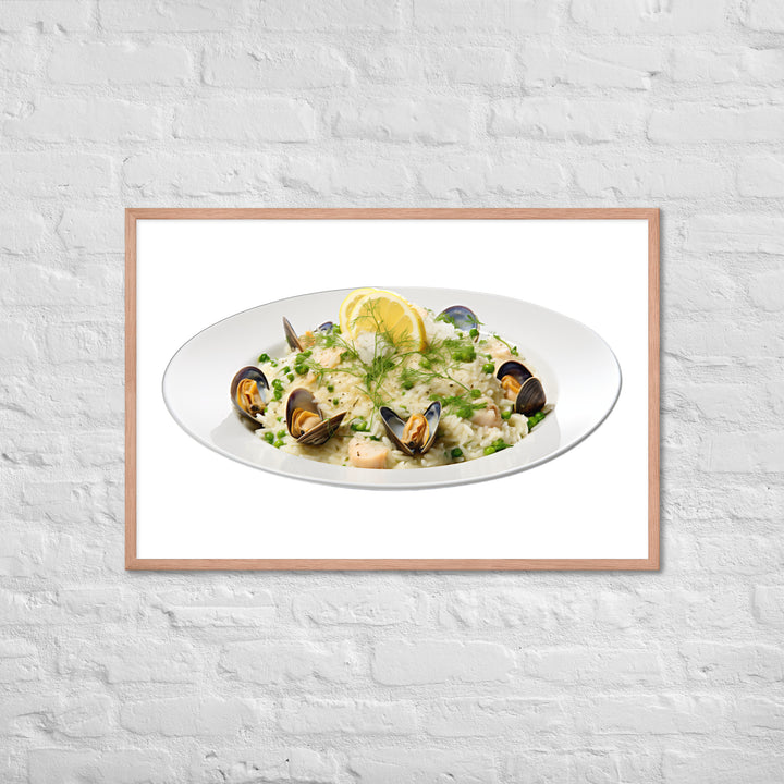 Seafood Risotto Framed poster 🤤 from Yumify.AI