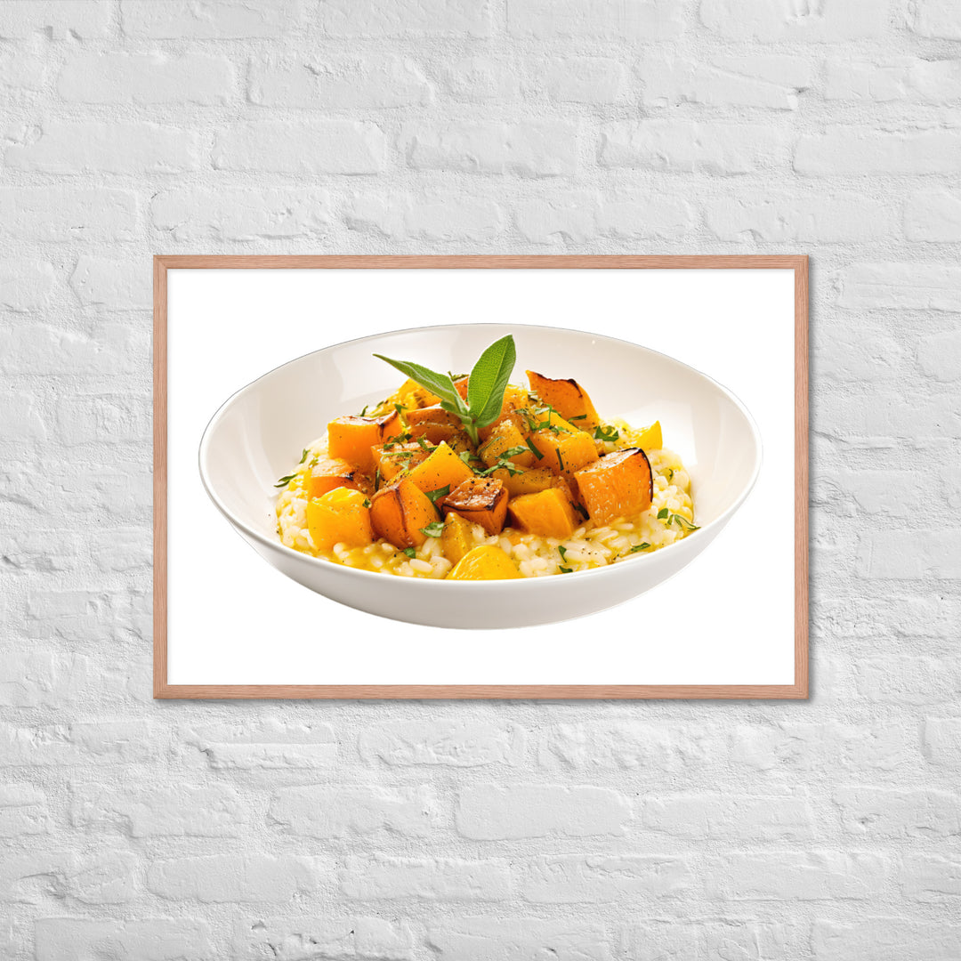 Butternut Squash Risotto Framed poster 🤤 from Yumify.AI