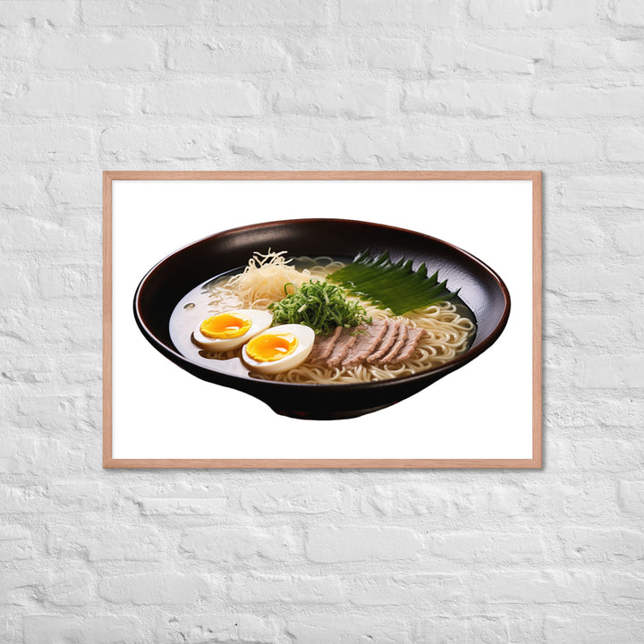 Cold Tsukemen Ramen Framed poster 🤤 from Yumify.AI