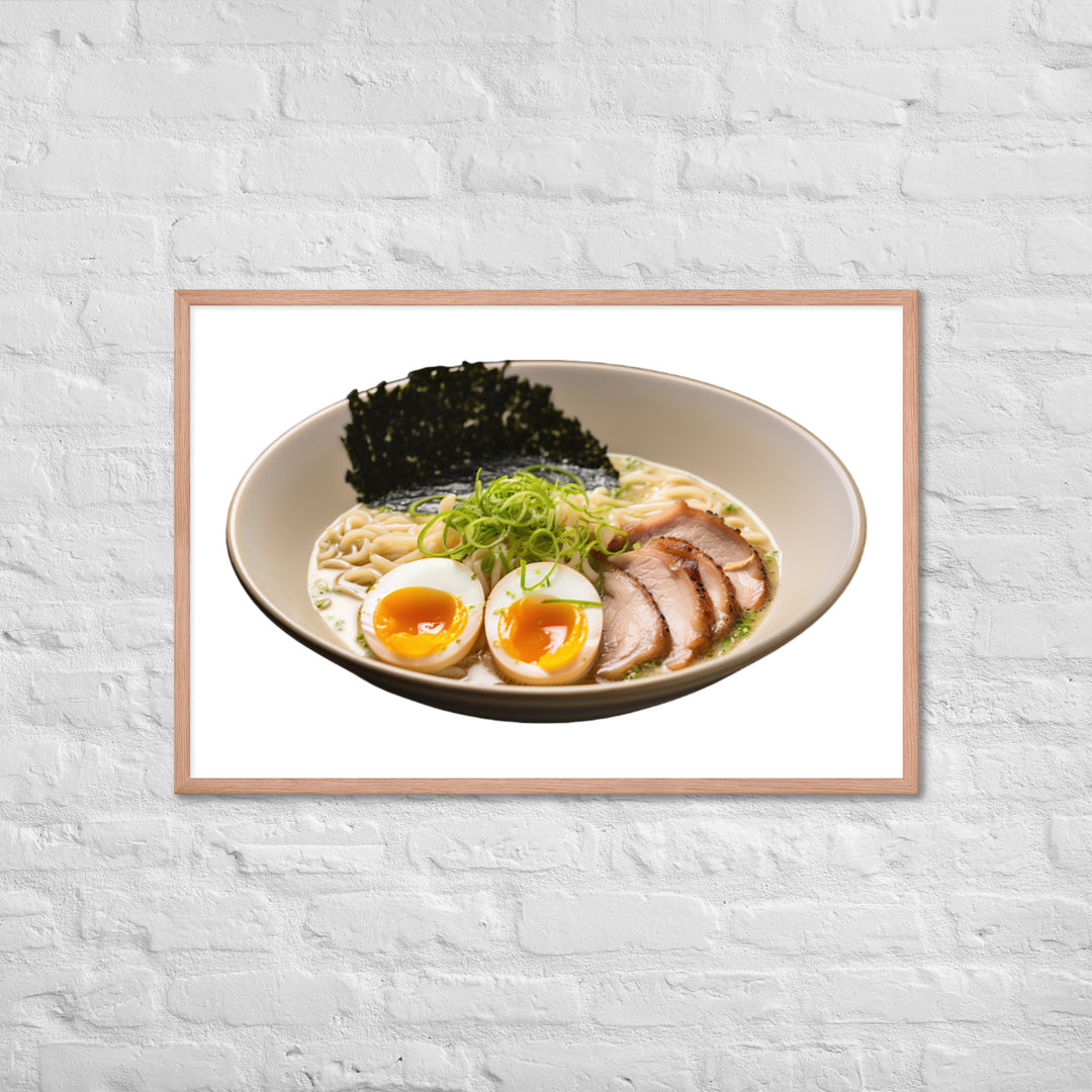 Classic Tonkotsu Ramen Framed poster 🤤 from Yumify.AI