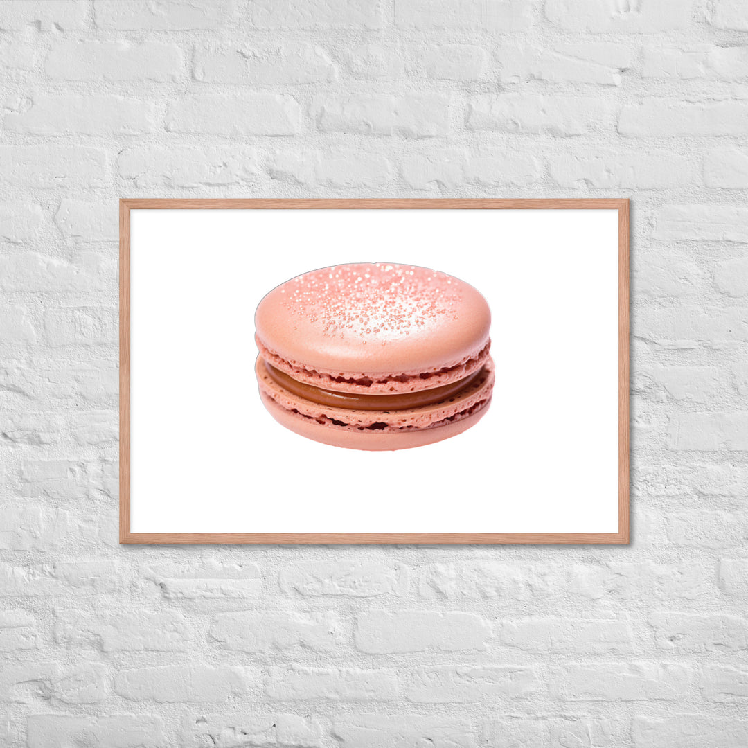 Rose Gold Macaron Framed poster 🤤 from Yumify.AI