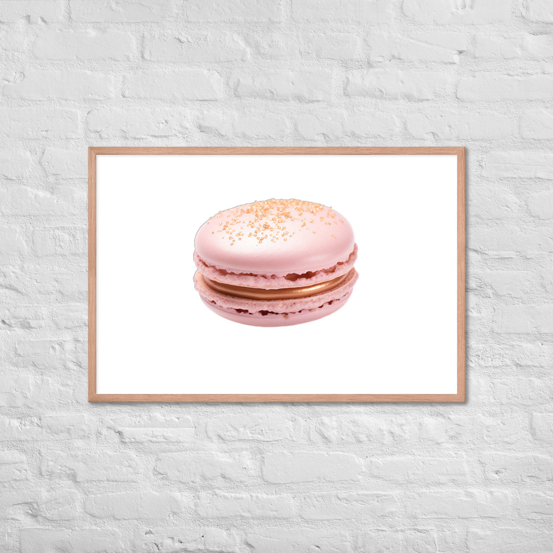 Rose Gold Macaron Framed poster 🤤 from Yumify.AI