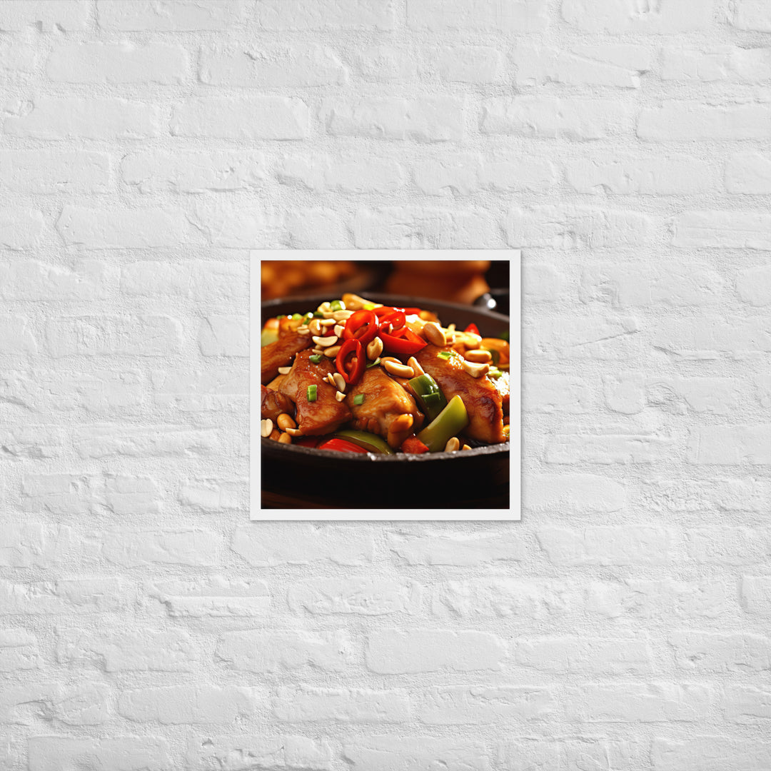 Kung Pao Chicken Framed poster 🤤 from Yumify.AI