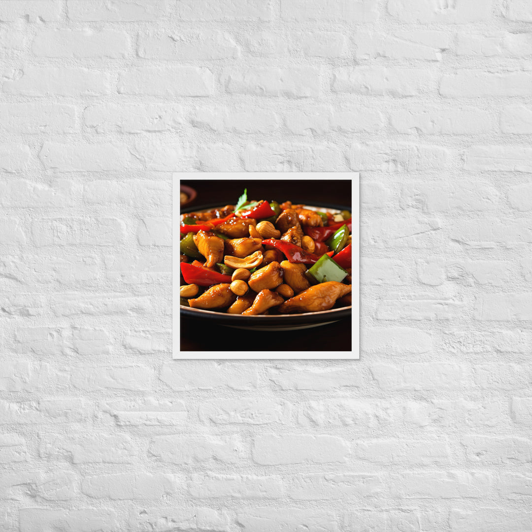 Kung Pao Chicken Framed poster 🤤 from Yumify.AI