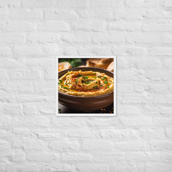 Hummus Framed poster 🤤 from Yumify.AI