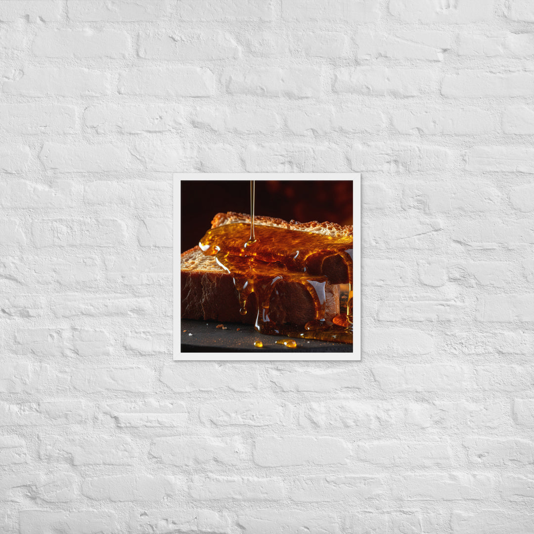 Vegemite on Toast Framed poster 🤤 from Yumify.AI