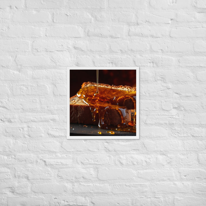 Vegemite on Toast Framed poster 🤤 from Yumify.AI