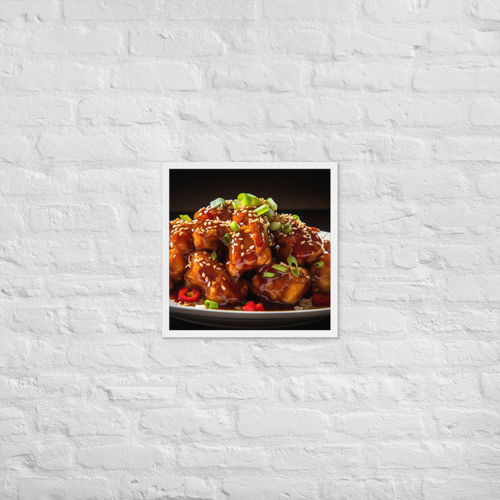 General Tso's Chicken Framed poster 🤤 from Yumify.AI