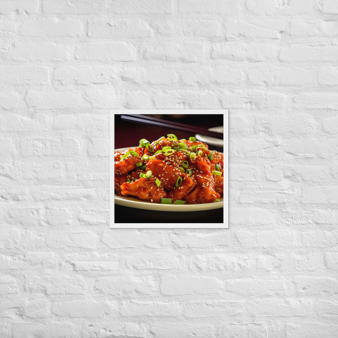 General Tso's Chicken Framed poster 🤤 from Yumify.AI