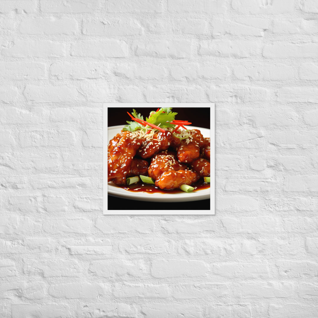 General Tso's Chicken Framed poster 🤤 from Yumify.AI