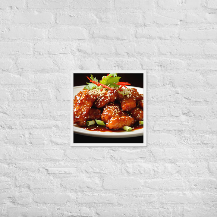 General Tso's Chicken Framed poster 🤤 from Yumify.AI