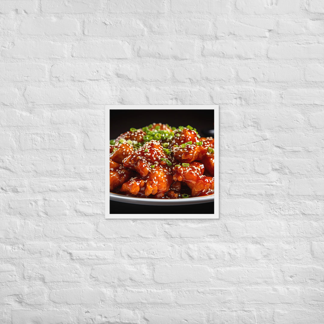 General Tso's Chicken Framed poster 🤤 from Yumify.AI