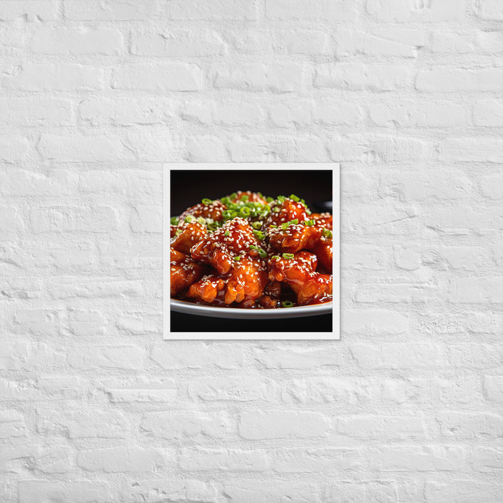 General Tso's Chicken Framed poster 🤤 from Yumify.AI