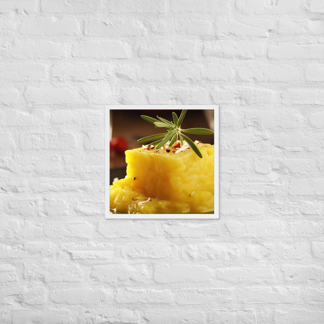 Risotto alla Milanese Framed poster 🤤 from Yumify.AI