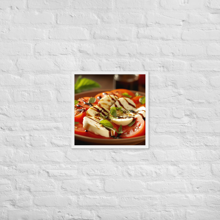 Caprese Salad Framed poster 🤤 from Yumify.AI