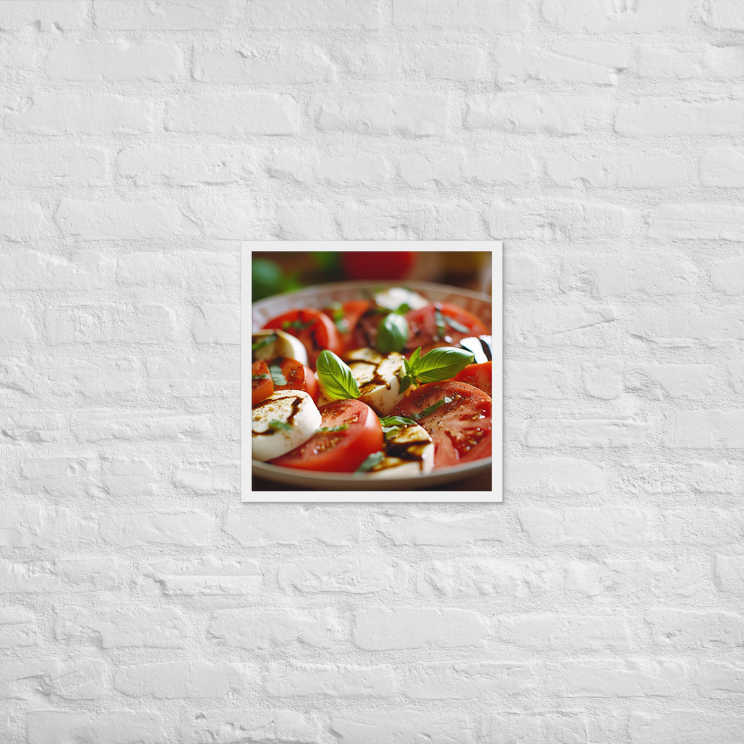 Caprese Salad Framed poster 🤤 from Yumify.AI