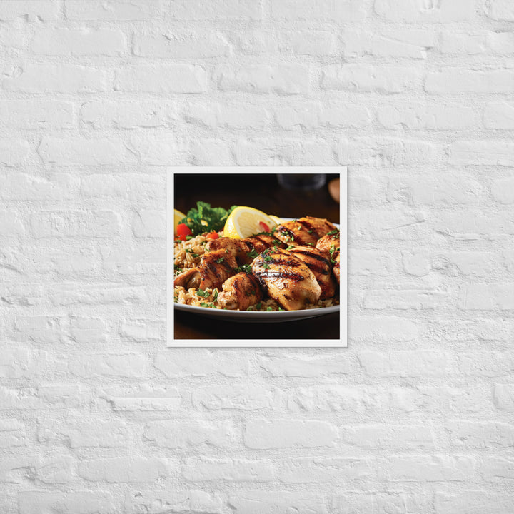 Shish Taouk Framed poster 🤤 from Yumify.AI