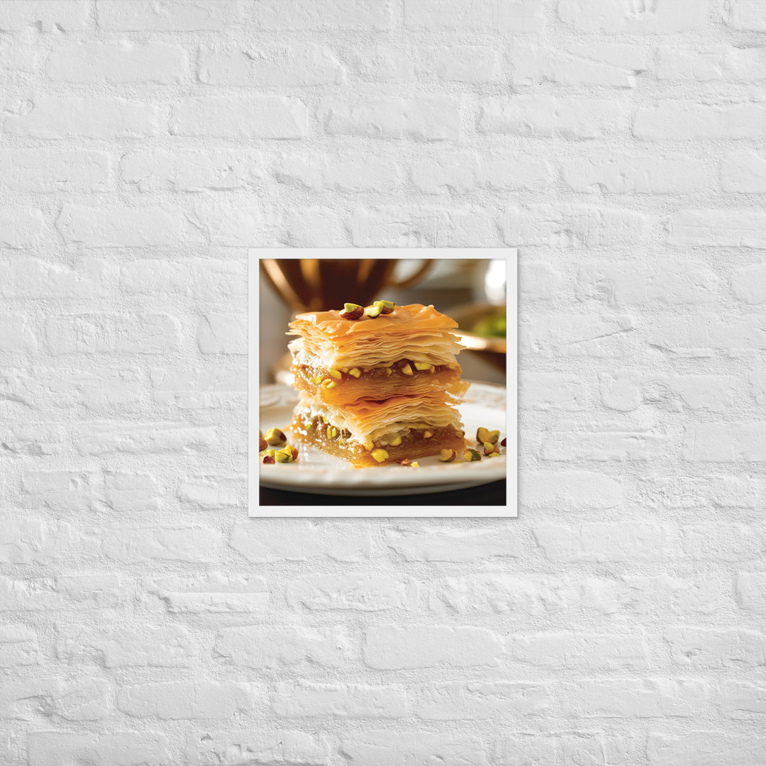 Baklava Framed poster 🤤 from Yumify.AI