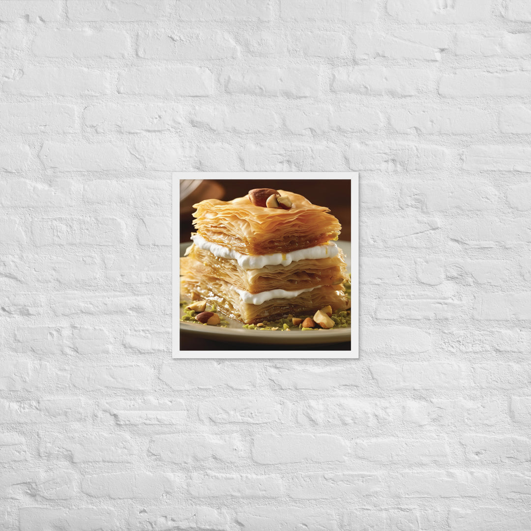 Baklava Framed poster 🤤 from Yumify.AI