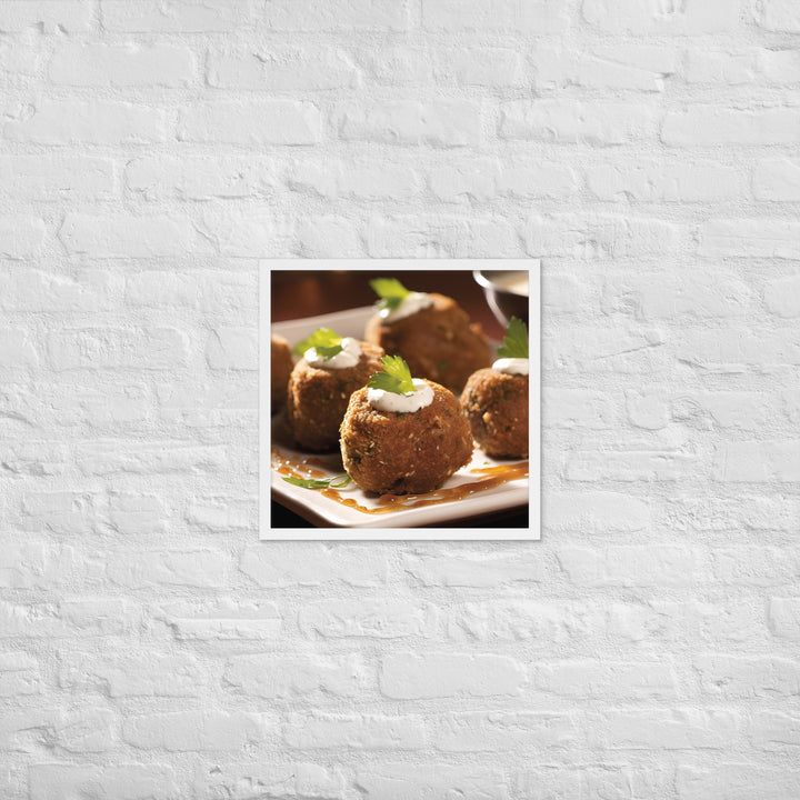 Kibbeh Framed poster 🤤 from Yumify.AI