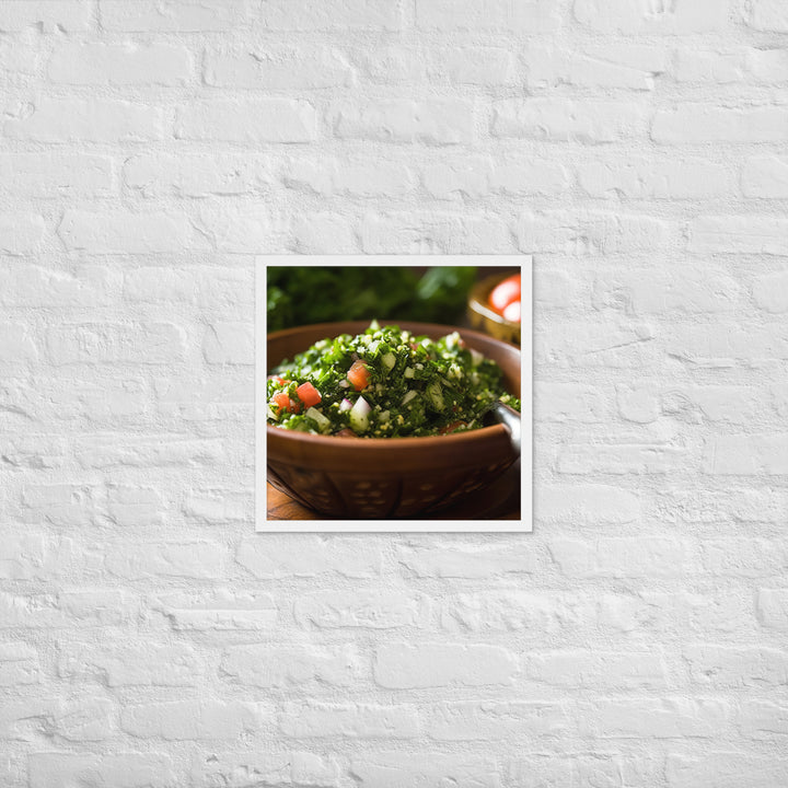 Tabbouleh Framed poster 🤤 from Yumify.AI