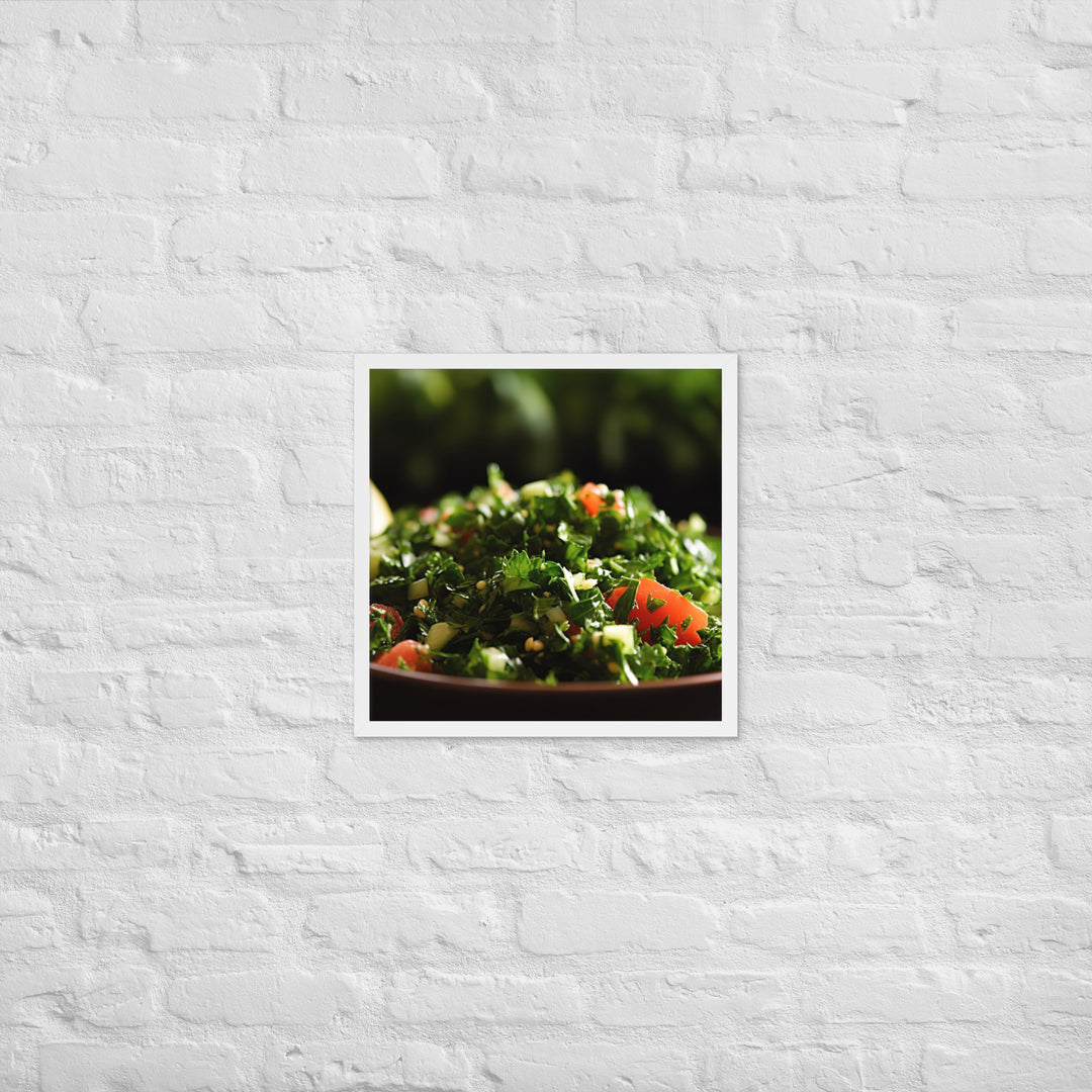 Tabbouleh Framed poster 🤤 from Yumify.AI