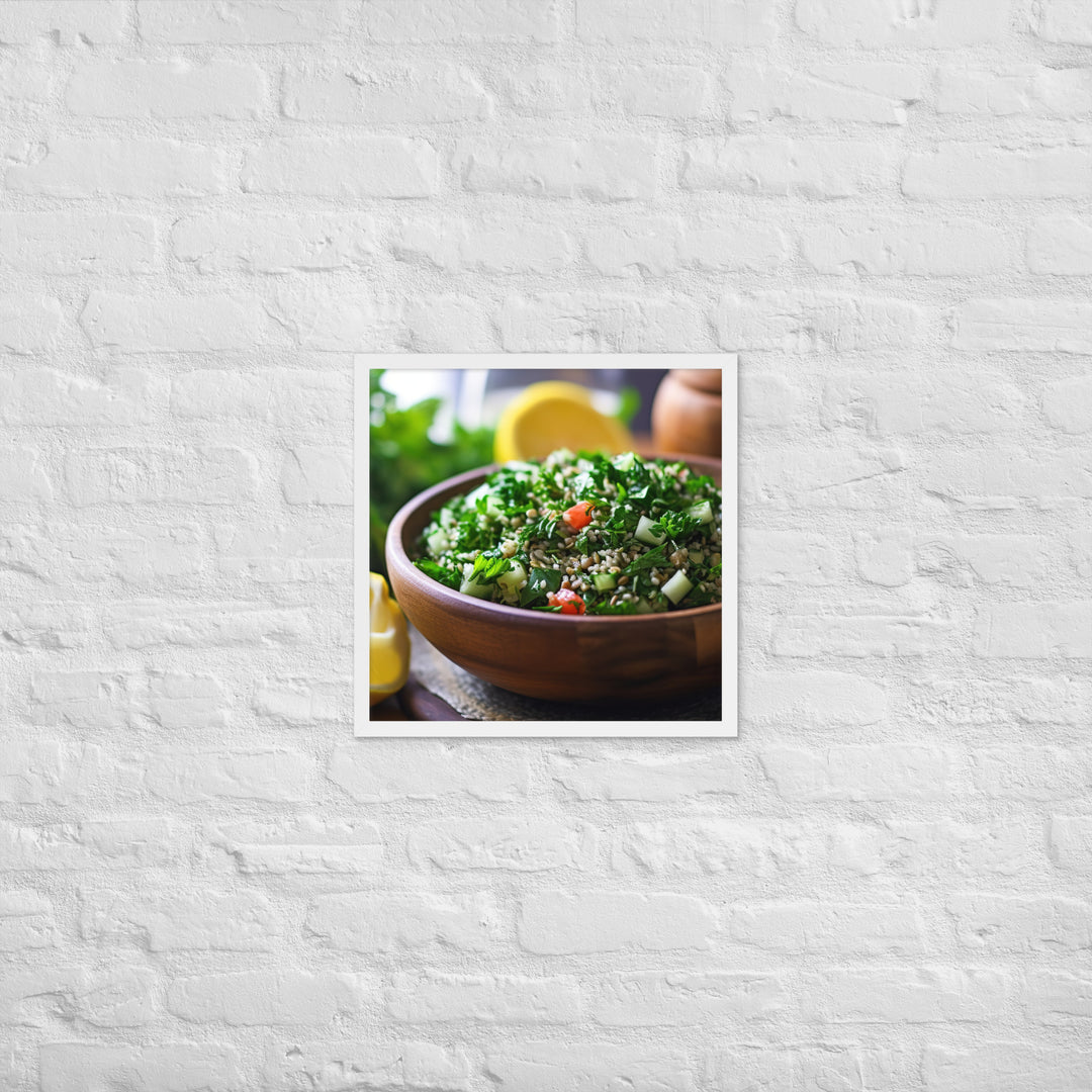 Tabbouleh Framed poster 🤤 from Yumify.AI