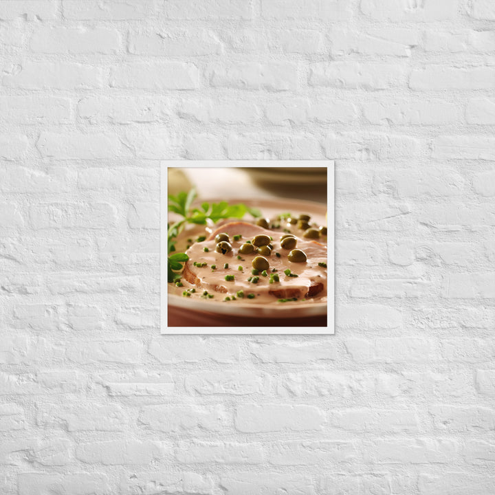 Vitello Tonnato Framed poster 🤤 from Yumify.AI