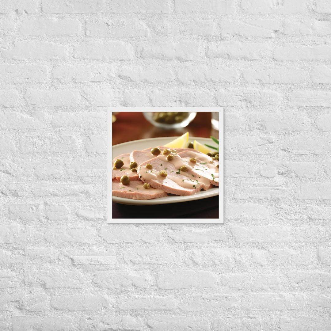 Vitello Tonnato Framed poster 🤤 from Yumify.AI